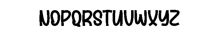 Wonder Mango Font UPPERCASE