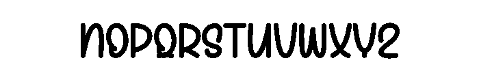 Wonder Notebook Font LOWERCASE