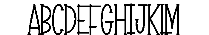 Wonder Snowman Font UPPERCASE