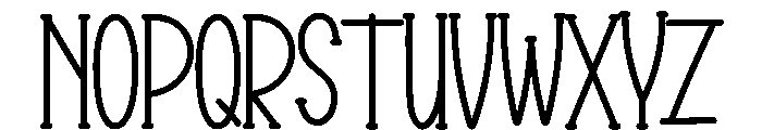 Wonder Snowman Font UPPERCASE