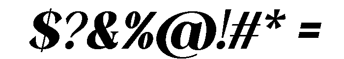 Wonder Society Black Italic Font OTHER CHARS