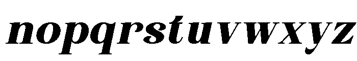Wonder Society Black Italic Font LOWERCASE