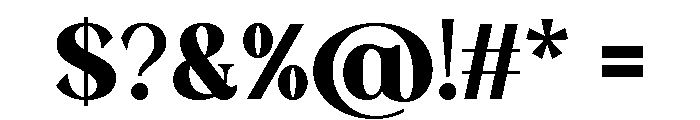 Wonder Society Black Font OTHER CHARS