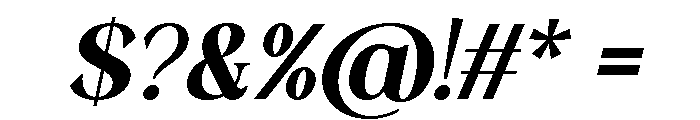 Wonder Society Bold Italic Font OTHER CHARS