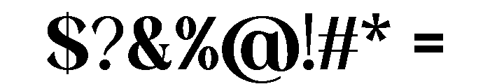 Wonder Society Bold Font OTHER CHARS