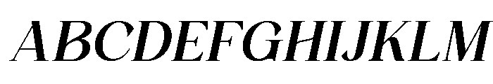 Wonder Society Medium Italic Font UPPERCASE