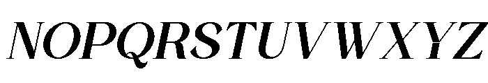 Wonder Society Medium Italic Font UPPERCASE