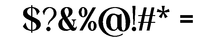 Wonder Society Medium Font OTHER CHARS