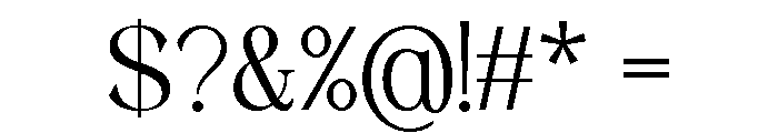 Wonder Society Thin Font OTHER CHARS