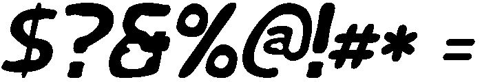Wonder Summer Italic Font OTHER CHARS