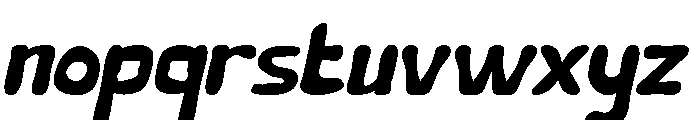 Wonder Summer Italic Font LOWERCASE