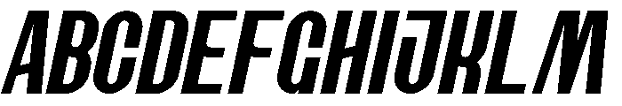 Wonder Vibe Italic Font UPPERCASE