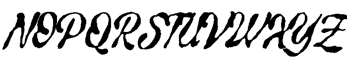 WonderFinderScript-Regular Font UPPERCASE