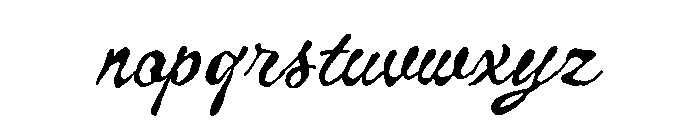 WonderFinderScript-Regular Font LOWERCASE