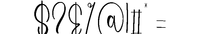 Wonderful Beach Font OTHER CHARS