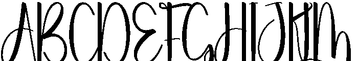 Wonderful Beach Font UPPERCASE