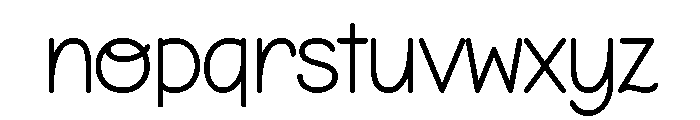 Wonderful Butterfly Font LOWERCASE