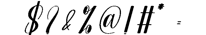 Wonderful Frosty Font OTHER CHARS