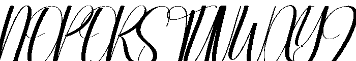 Wonderful Frosty Font UPPERCASE