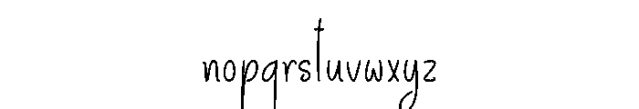 Wonderful Pink Font LOWERCASE