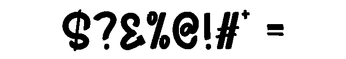 Wonderful Saturday Font OTHER CHARS