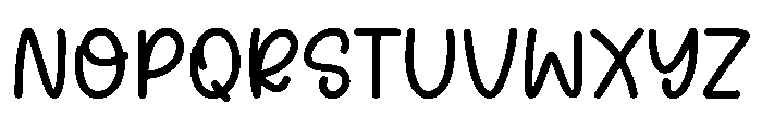 Wonderful Schedule Font UPPERCASE