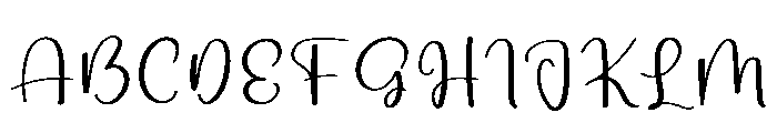 Wonderful Student Font UPPERCASE