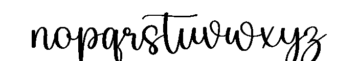 Wonderful Student Font LOWERCASE