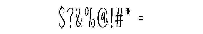 Wonderful Vintage Font OTHER CHARS