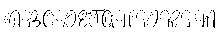 Wonderful Vintage Font UPPERCASE