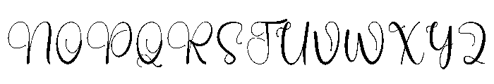 Wonderful Vintage Font UPPERCASE