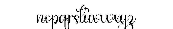 Wonderful Vintage Font LOWERCASE