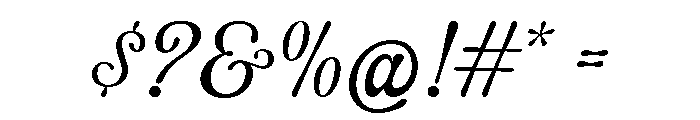 Wonderful Vintages Font OTHER CHARS