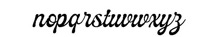 Wonderful Vintages Font LOWERCASE