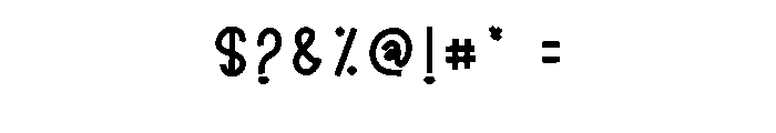 Wonderful Wednesday Font OTHER CHARS