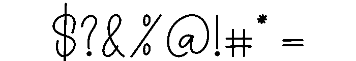 Wonderfull Holiday Font OTHER CHARS