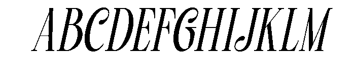 Wondering Miracle Italic Font UPPERCASE