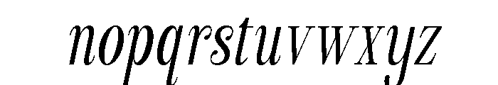 Wondering Miracle Italic Font LOWERCASE
