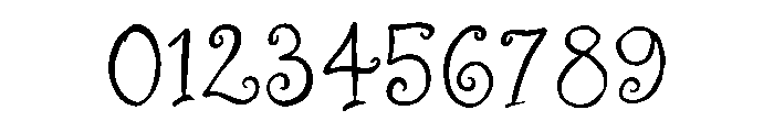 Wonderland Cutesy Font OTHER CHARS