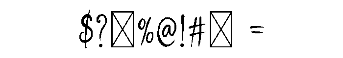 Wonderland Cutesy Font OTHER CHARS