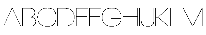 Wonderpark Thin Font UPPERCASE