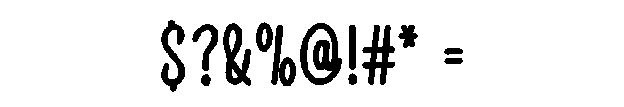 Wonderscript Font OTHER CHARS
