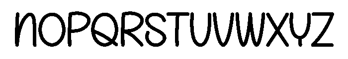 Wonderscript Font UPPERCASE