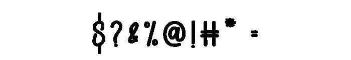 Wondrous Halloween Font OTHER CHARS