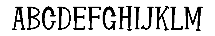 Wonky Beat Font UPPERCASE