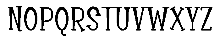 Wonky Beat Font UPPERCASE
