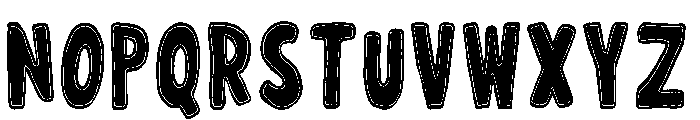 Wonky Dongki Font UPPERCASE