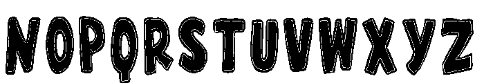 Wonky Dongki Font LOWERCASE