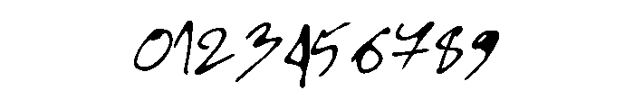 Wonky Ink Regular Font OTHER CHARS