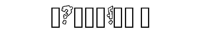 Wonky Jigsaw By Squeeb  Regular Font OTHER CHARS